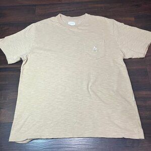 Aime Leon Dore Floral A Slub Pocket Tee (2022) Warm Sand - XL